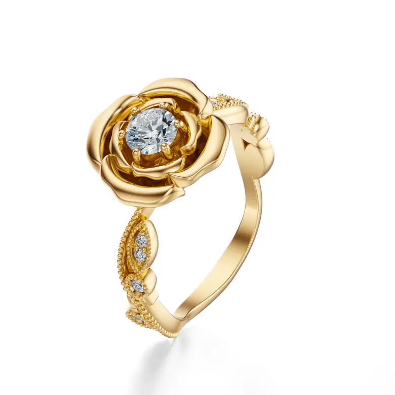 Pierścionek zaręczynowy z diamentami AJPZ_145